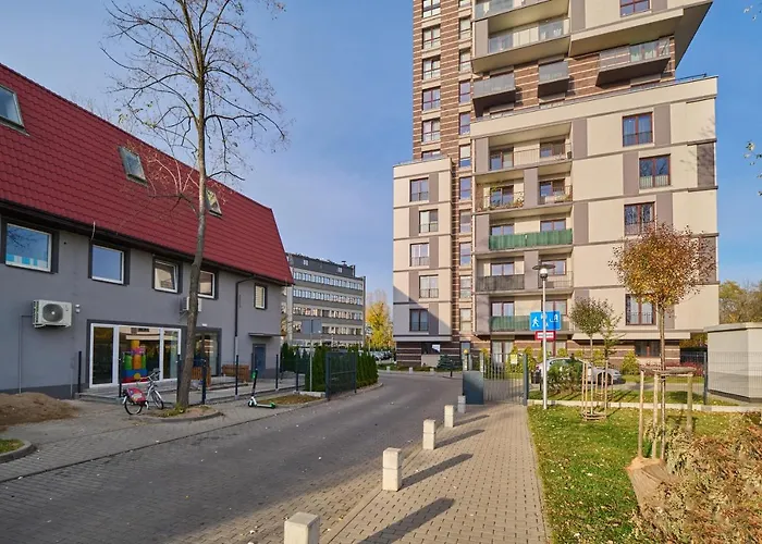 아파트 Krakowska With Balcony And Free Garage By Renters 브로츠와프